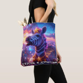 Sterne und Streifen mit ZEBRA ZANZIBAR Tasche (Von Nahem)