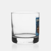 Sterne und Streifen - Rocks Glas (Rechts)