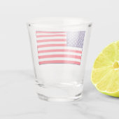 Sterne und Streifen Schnapsglas (Rückseite)