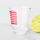 Sterne und Streifen Schnapsglas (Rechts)