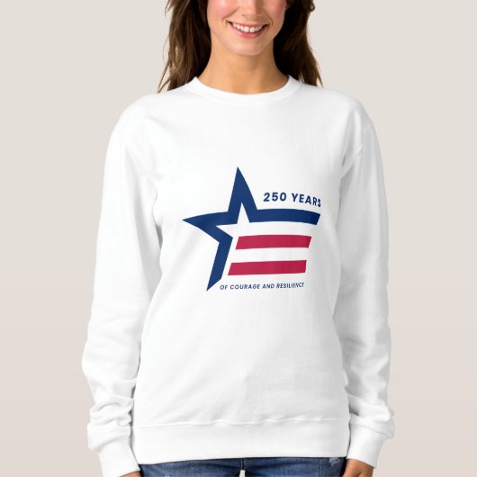 Sterne und Streifen Sweatshirt (Vorderseite)