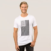 Sterne und Streifen Tri-Blend Shirt (Vorderseite voll)