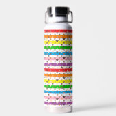 Sterne und Streifen! Trinkflasche (Rückseite)