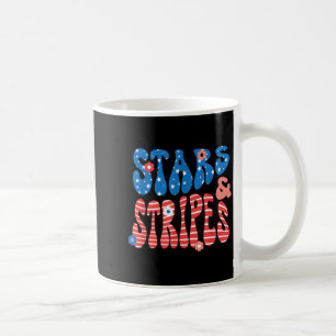 Sterne und Streifen Unabhängigkeitstag Patriotisch Kaffeetasse