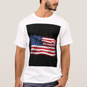 Sterne und Streifen USA Patriotische amerikanische T-Shirt