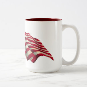 Sterne und Streifen Zweifarbige Tasse