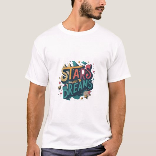 Sterne und Träume T-Shirt (Vorderseite)