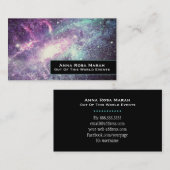 *~* Sterne Universaler Nebel Galaxie Kosmische Visitenkarte (Vorne/Hinten)