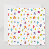 Sterne von Aquarellfarben werfen Kissen (Rückseite)