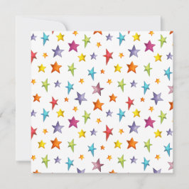 Sterne von Aquarellfarben werfen Kissen