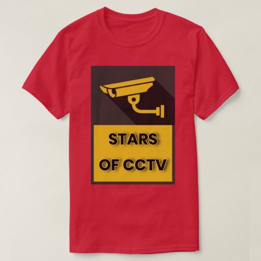 Sterne von CCTV T-Shirt (Design vorne)