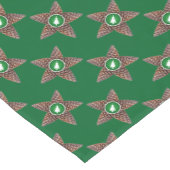Sterne von Pinecones Kurzer Tischläufer (Ecke)