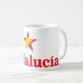 Sterne von Spanien - Andalusien Kaffeetasse (VorderseiteRechts)