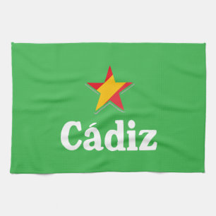 Sterne von Spanien - Cadiz Geschirrtuch