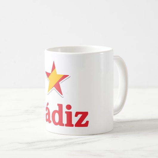 Sterne von Spanien - Cadiz Kaffeetasse (VorderseiteRechts)