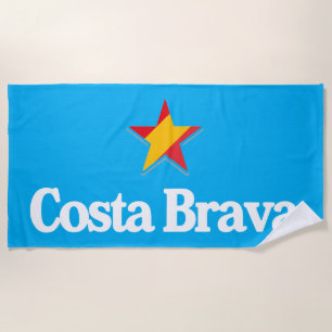Sterne von Spanien - Costa Brava Strandtuch