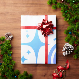 Sterne von Twinkle, Leuchtturm des grenzenlosen di Geschenkpapier