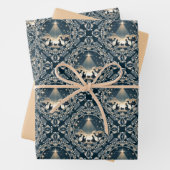 Sterne von Wonder Mandala Krippe Geometrisches Til Geschenkpapier Set (Beispiel)