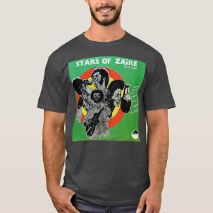 Sterne von Zaire FadedStyle African Vinyl Record G T-Shirt