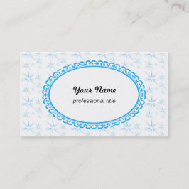 Sterne, weiß visitenkarte