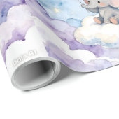 Sterne wiederholendes Muster Wallpaper Geschenkpapier (Rolleneckpunkt)
