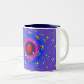 Sterne Zweifarbige Tasse (VorderseiteRechts)
