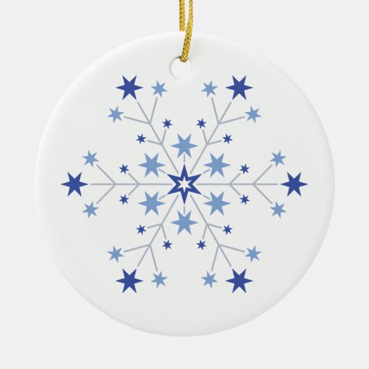 Sternen Anfänge Keramik Ornament (Vorne)