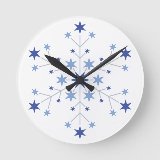 Sternen Anfänge: Runde Wanduhr (Vorderseite)