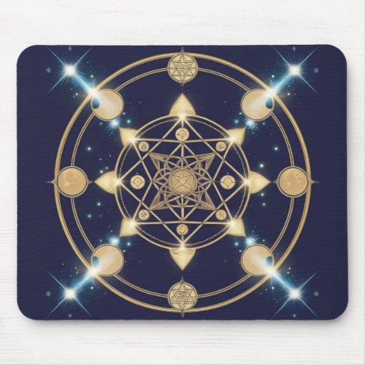 Sternen-Geometrie – Der Code der Unendlichkeit Mousepad (Vorne)
