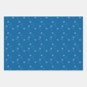 Sternen Geschenkpapier-Set aus 3 Teilen Geschenkpapier Set (Vorderseite 3)