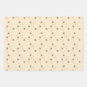 Sternen Geschenkpapier-Set aus 3 Teilen Geschenkpapier Set (Vorderseite)