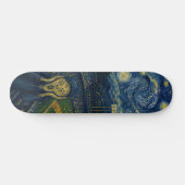 Sternen Nacht Baseball Stadion Skateboard Deck (Horizontal)