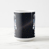 Sternen-Teddy-Astronaut Kaffeetasse (Mittel)