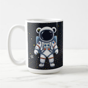 Sternen-Teddy-Astronaut Kaffeetasse