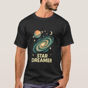 Sternen Traum Astronaut Vintage Herren T-Shirt
