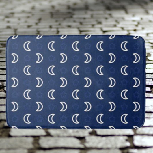 Sternen- und Mond-Himmlischer Badezimmerteppich –  Badematte