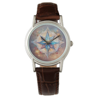  Sternen wasserfarben pastell Gemälde Armbanduhr
