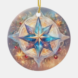  Sternen wasserfarben pastell Gemälde Keramik Ornament