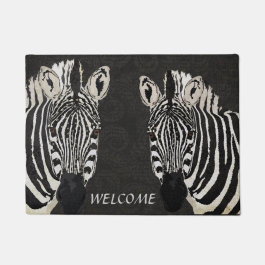STERNEN-ZEBRAS Türmatte (Vorderseite)