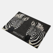 STERNEN-ZEBRAS Türmatte (Schrägansicht)