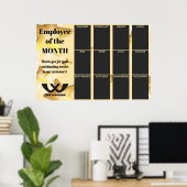 Sternenangestellte des Monats 12x18-Foto-Anzeige Poster (Heimbüro)
