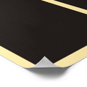 Sternenangestellter der Monatsanzeige für 4x6-Foto Poster (Ecke)