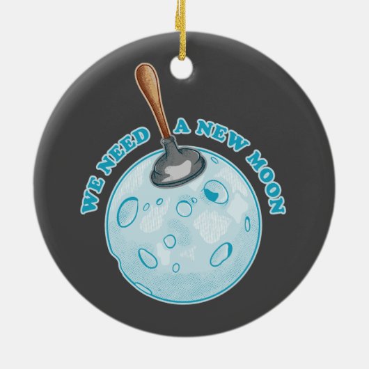 Sternenastronomie Keramik Ornament (Hinten)