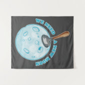 Sternenastronomie Wandteppich (Vorderseite (Horizontal))