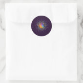 Sternenauge Runder Aufkleber (Tasche)