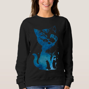 Sternenäugiges Kätzchen Sweatshirt