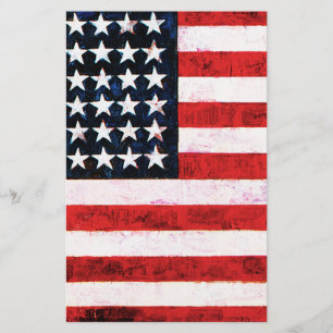 Sternenbanner - Amerikanische Flagge Briefpapier