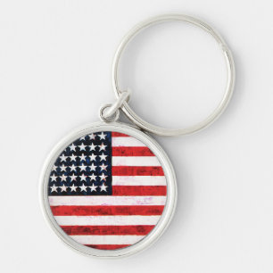 Sternenbanner - Amerikanische Flagge Schlüsselanhänger