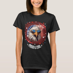 Sternenbanner-Cool-Eagle T-Shirt