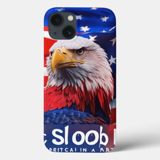 Sternenbanner-Stil Case-Mate iPhone Hülle (Rückseite)